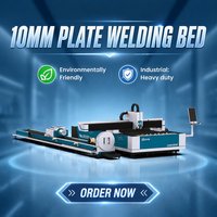 Machine de découpe laser CNC industrielle intégrée LX3015FHT pour tôles et tubes en aluminium, avec lit de soudage de 10 mm