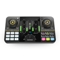 Kit d'Équipement Podcast OEM Carte Son Changeur de Voix Interface Audio Studio Enregistrement Table de Mixage DJ Professionnelle et Microphone