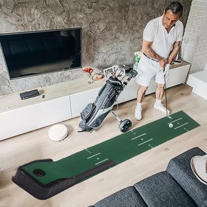 Tappetino da Golf per Allenamento Putting a Foro Singolo, Stile Mini, per Pratica Indoor, con Stampa in Poliestere, per Sport Golfistici - Product Image 5