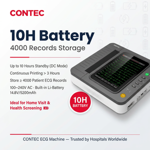 CONTEC E12 cardioline ecg machine ekg ecg moniteur elettrocardiografo - Product Image 4