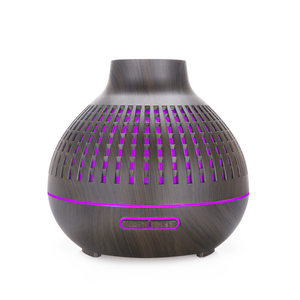Professionnel 400ml Unique Grain de bois humidificateur d'<span class=keywords><strong>air</strong></span> maison ultrasons arômes diffuseur d'huile essentielle pour l'<span class=keywords><strong>air</strong></span> frais - Product Image 3