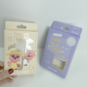 Tùy chỉnh Matte tái chế vật liệu bán lẻ Bao bì hộp treo lỗ Laser Holographic Logo gấp carton cho mụn vá Mặt Kem - Product Image 4