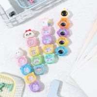Ensemble de marqueurs magiques de dessin animé pour enfants Stylos en plastique à base d'eau à séchage rapide pour la peinture et le dessin