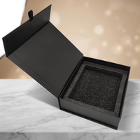 Boîte d'emballage rigide magnétique de luxe avec logo personnalisé, en matériaux recyclés pour téléphones portables et ordinateurs - Marque OEM personnalisable