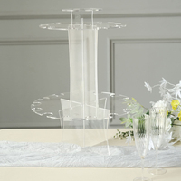 Porte-verre à vin acrylique ensemble de verres à whisky Champagne support à vin Champagne casier à vin de fête de mariage clair