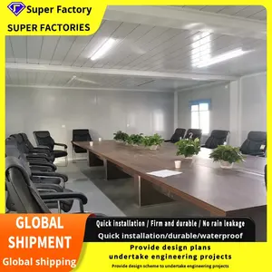 Maison préfabriquée en conteneurs à 2 étages avec <span class=keywords><strong>escalier</strong></span> en colimaçon et balcon, dortoir modulaire à montage rapide - Product Image 2