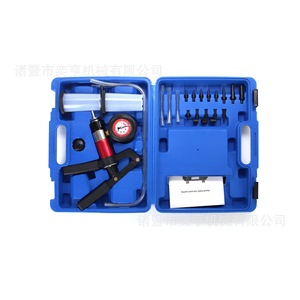 Handheld Dual Purpose <b>Vacuum</b> <b>Pump</b> Aluminum Alloy Body With Gauge For Car Brake Repair - Product Image 2