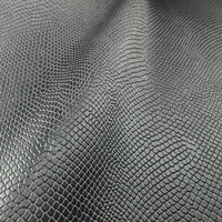 Nouveau produit : Tissu en cuir PU à grain fin pour vêtements et pantalons en cuir