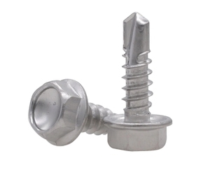 Vis autoforeuse en acier inoxydable LeGood 410 ST4.8x16mm à tête hexagonale avec rondelle DIN 7504 - Product Image 3