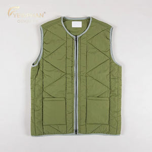 <span class=keywords><strong>Chaleco</strong></span> Acolchado Informal de Negocios para Hombre, Diseño Simple con Cuello Alto, Relleno de Plumón de Pato Gris al 85%, Ideal como Capa Cálida Debajo de la Chaqueta - Product Image 1