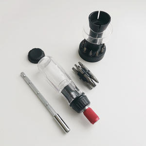 Lixin Tools – Kit d'outils de bricolage 25 pièces avec tournevis à cliquet sur pied, embouts CRV magnétiques, système métrique - Product Image 1