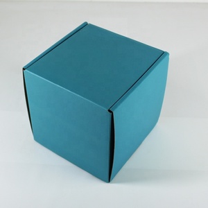 New Màu Xanh Màu Sắc Tùy Chỉnh Kích Thước Sóng Bưu Phẩm Giấy Hộp Quà Tặng Tùy Chỉnh Vải Kraft Giấy Tóc Giả Hộp Biểu Tượng Tùy Chỉnh Bao Bì - Product Image 3