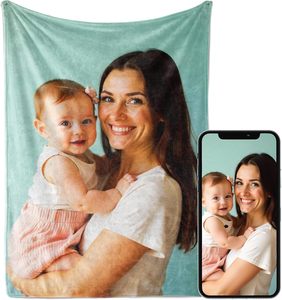 Effiprint Tùy Chỉnh Flannel Chăn Cá Nhân Ảnh Văn Bản In Thăng Hoa Chăn Cho Giường & Sofa - Product Image 1
