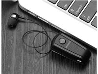 Headset Nirkabel Mini FineBlue F910 V5.0 Grosir, dengan Klip Pengingat Getar, Earpiece Olahraga Lari, Headphone Retractable