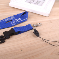 AI-MICH Cordón negro con broche de langosta para tarjeta de identificación personalizada, con impresión digital, añade logotipo/texto, con cierre de seguridad.