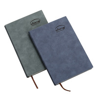 Agenda Diaria Personalizada A5/B5, Cuaderno de Tapa Dura de Cuero PU, Planificador de Bolsillo, Diario, 100 Hojas, Encuadernación Cosida, Logotipo Personalizado