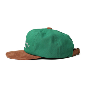 Gorras bordadas 3D personalizadas <span class=keywords><strong>de</strong></span> gamuza <span class=keywords><strong>de</strong></span> perfil bajo <span class=keywords><strong>de</strong></span> 2 tonos Gorras Snapback Logotipo personalizado <span class=keywords><strong>Gorra</strong></span> <span class=keywords><strong>de</strong></span> ala plana no estructurada - Product Image 3