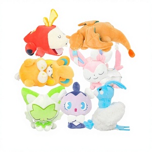Vente en gros de jouets super doux Charizard Altaria Fuecoco Gothita Pawmi Sprigatito Sylveon Eevee Haxorus Ball Psyduck Zeraora Ho-Oh - Product Image 2