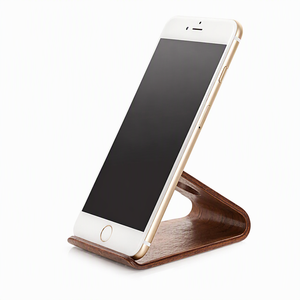 Supporto Portatile in Legno per Telefono, Semplice Supporto da Scrivania per Guardare TV e Video, Creativo Supporto per Telefono da Poltrona - Product Image 1