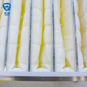 F5 F6 F7 <span class=keywords><strong>F8</strong></span> <span class=keywords><strong>F9</strong></span> sợi tổng hợp Túi bộ lọc không khí AHU - Product Image 5