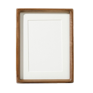 Gỗ rắn 8 A4 inch tròn góc hình ảnh khung màu đen óc chó mộng tenon doanh thiết lập thân thiện với môi thư pháp từ gỗ - Product Image 5