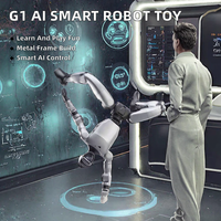 Robot de nettoyage humanoïde G1 à succès, commandé par Android, Wi-Fi, éducatif et divertissant avec éclairage, télécommande sans fil en métal