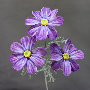 Fiori Artificiali All'Ingrosso: Ghirlanda di Ortensie Viola e Bianche per Matrimoni o Natale, Decorazione per Corridoi, Fiori Finti - Product Image 2