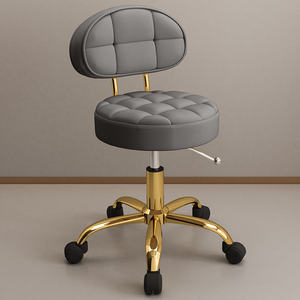 Tabouret de pédicure ergonomique en acier inoxydable, réglable, hydraulique, avec rotation à 360 degrés, pour salon de coiffure et institut de beauté (vente en gros) - Product Image 4