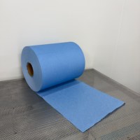 Blaue Vlies-Wischtücher-Rollen Weiche Langlebige Reinigungsrollen für die Pflege Empfindlicher Oberflächen