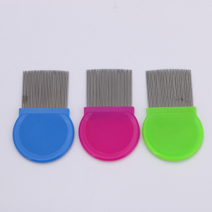 Bán buôn dày đặc răng dài kim Pet Chí nits Lược mèo và chó Chí Lược Grate Lược Pet Tick công cụ loại bỏ bọ chét - Product Image 3