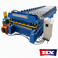 Machine de formage de toiture pour tôles de toiture en acier coloré avec moteur et pompe PLC