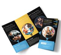 Plaquettes tripliables de Guide, imprimées personnalisés, pour exercice sport, Fitness, emballage de produits de gymnastique