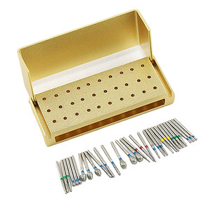 High Quality Dental Dental Drills Diamond Drills Holder Carbide Lab Box <b>Polishing</b> Dental Burs - Product Image 1