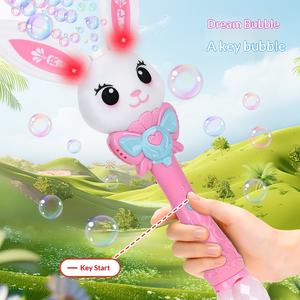 Baguette à bulles électrique en forme de lapin, machine à bulles de savon, jouet amusant pour enfants, fabricant de bulles, jouets à bulles pour enfants - Product Image 2
