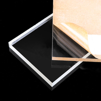 Feuille acrylique extrudée transparente coulée personnalisée, panneau lumineux en plastique découpé au laser Application de gravure Service de différentes tailles