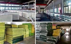 Esponja de doble capa para lavar platos, paño de limpieza de cocina, color verde y amarillo, 10 unidades - Product Image 6