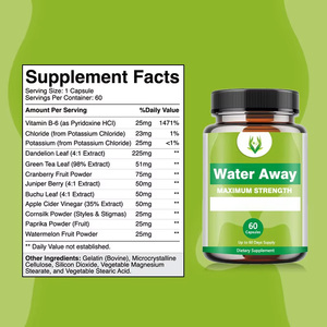 Best Quality Powerful <b>Herbal</b> <b>Supplement</b> with Chloride Water Away Capsules Fluid Balance Support Vitamin B6 Capsule - Product Image 2
