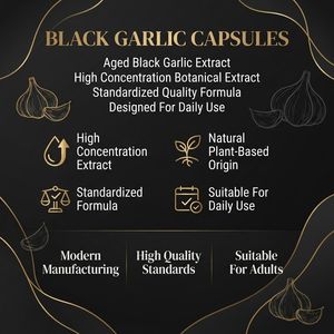 Capsules d'extrait d'ail noir vieilli OEM ODM 1000mg, 120 unités, en vrac, marque privée - Product Image 4