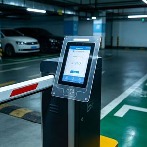 Scratch Resistant Acrylic <b>Overlay</b> Die Cut Panel for Parking Gate Access Control Industrial Use - Product Image 3