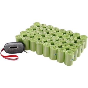 Bolsa para excrementos de perro biodegradable amarilla a prueba de fugas, perfumada e impermeable con LOGO GRATUITO, EPI/D2W+HDPE - Product Image 1