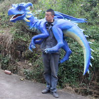 Dragon animatronique personnalisé sur échelle pour événements, parcs à thème, spectacles sur scène, expositions de divertissement