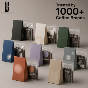 Sacchetto per Caffè Personalizzato Stampato, Confezione Trasparente per Caffè con Valvola Degassificante Unidirezionale, Sacchetto in Plastica Richiudibile con Sigillatura su Otto Lati - Product Image 2