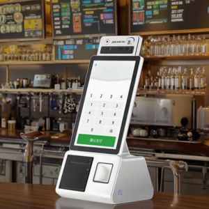 10/11 6 "tiền mặt đăng ký kiosk thanh toán POS Android 14 màn hình cảm ứng hiển thị POS Windows POS hệ thống bán lẻ thu ngân hiển thị máy quét - Product Image 1