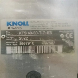Knoll Screw Pump Kts 40-80-T-G-Kb Metal Industrial Germany Made - Product Image 2