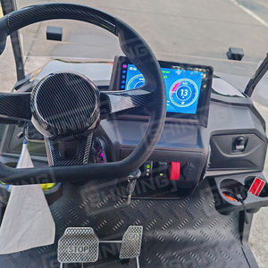 รถกอล์ฟโครงเหล็ก8ที่นั่งแบตเตอรี่ลิเธียม48V กันน้ำปรับแต่งได้ - Product Image 5