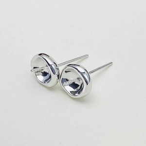 Boucles d'oreilles clous en argent S925 avec perles rondes de 6-7 mm et support creux pour cache-oreilles, accessoires de perles DIY 22505 - Product Image 3