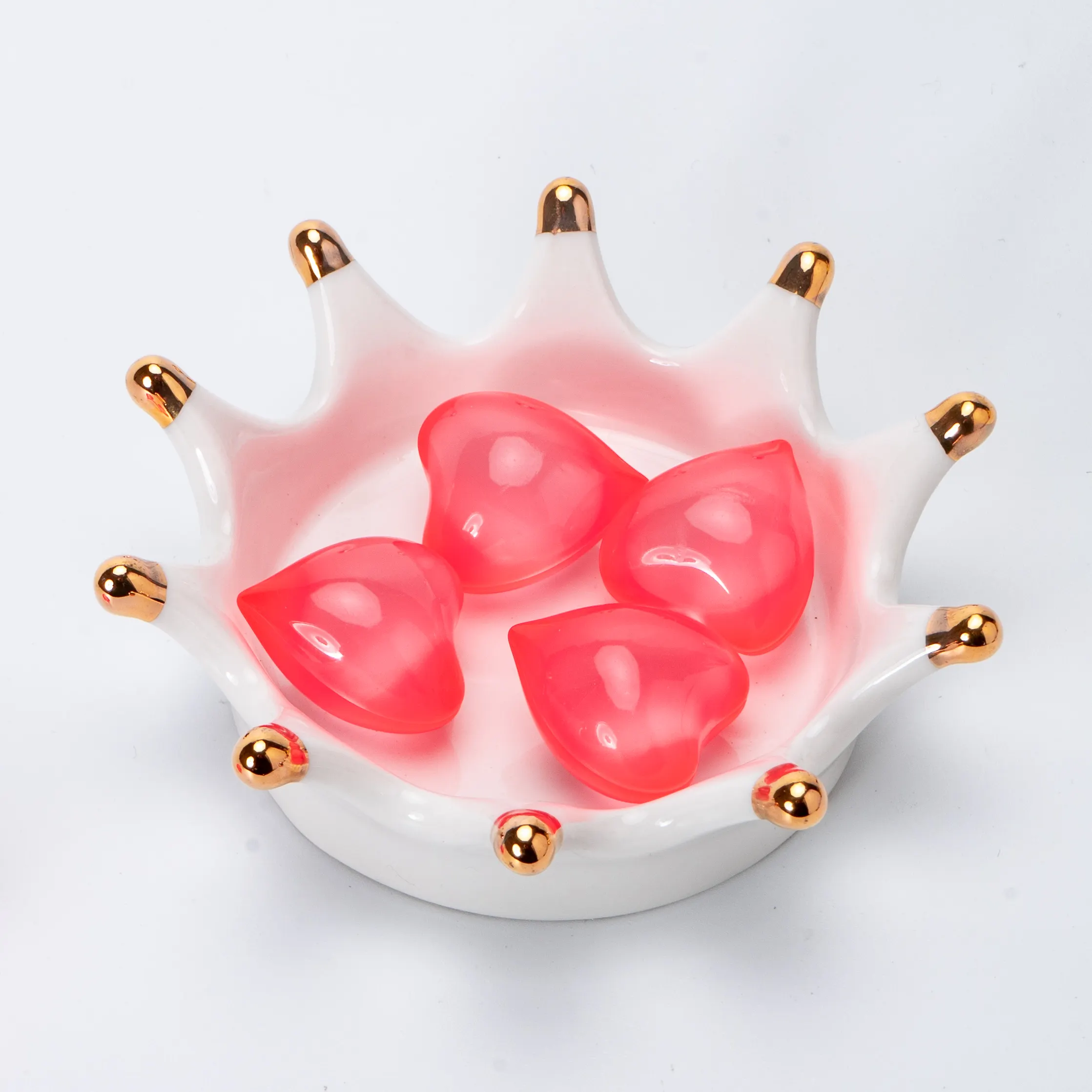 Различные косметические жемчужные масляные капсулы для лица в форме сердца, масляные шарики для ванны