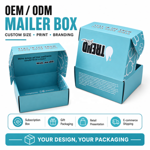 Luxury Custom Printed Mailer <strong>Box</strong> Corrugated Packaging Ocean Calm Travel Kit <strong>Wellness</strong> <strong>Subscription</strong> Self-Care Designed <strong>Box</strong> Carton - Product Image 3