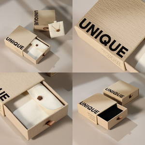 Custom Rectangle Jewelry <b>Box</b> Set Premium Paper <b>Gift</b> Packaging <b>for</b> Luxury Jewelry - Product Image 2