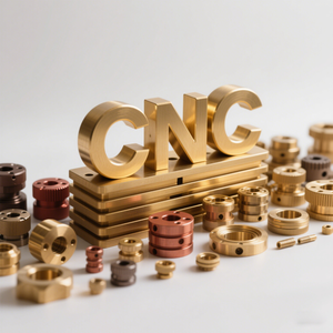 高精度CNC加工真鍮部品-産業機械向けカスタムパーツ - Product Image 1